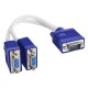 کابل تبدیل 1 به 2 پورت VGA